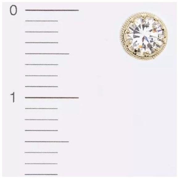 Clear Bezel Austrian Crystal Earrings - Picture 6 of 6